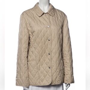 Burberry London Beige Quilted Puffer Jacket